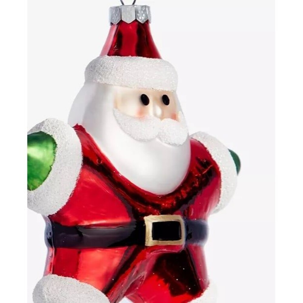 Macy’s Holiday Lane Christmas Cheer Santa Star Ornament